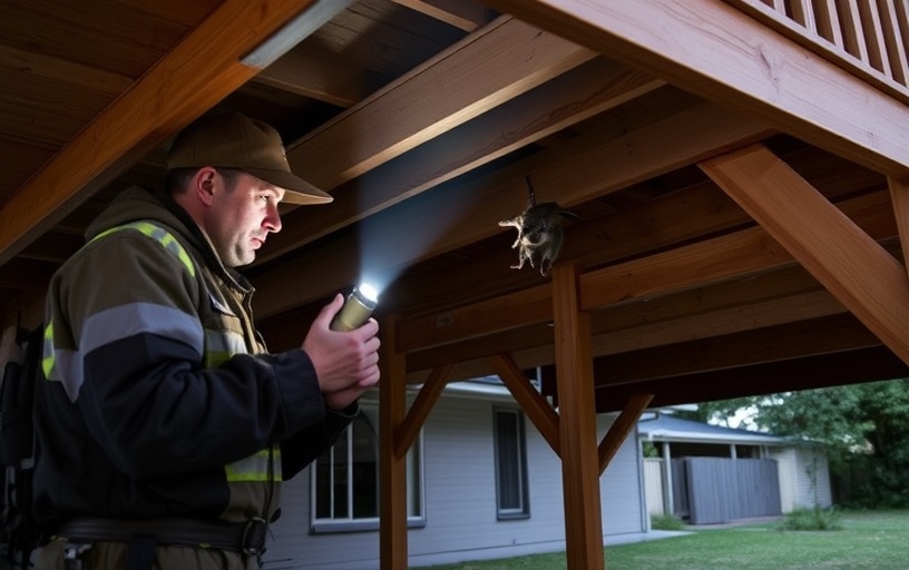 Under Deck Possum Removal in Ocean Grove